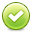 Button White Check icon